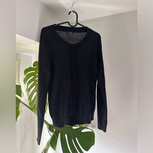 Black cardigan from Jacob